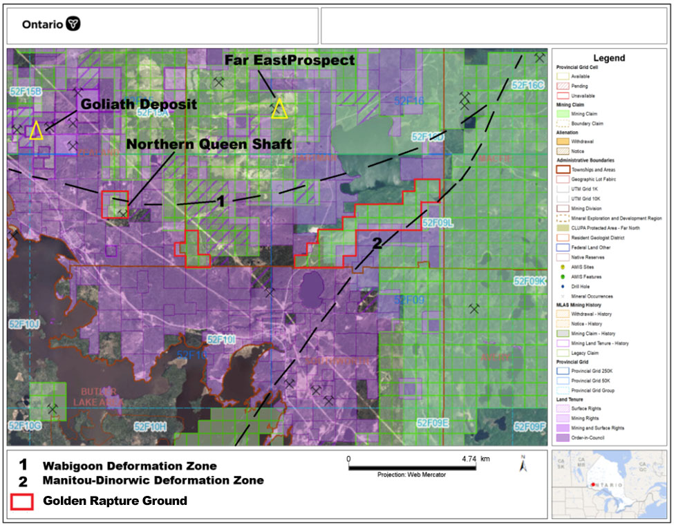 Northern Queen Mine Property